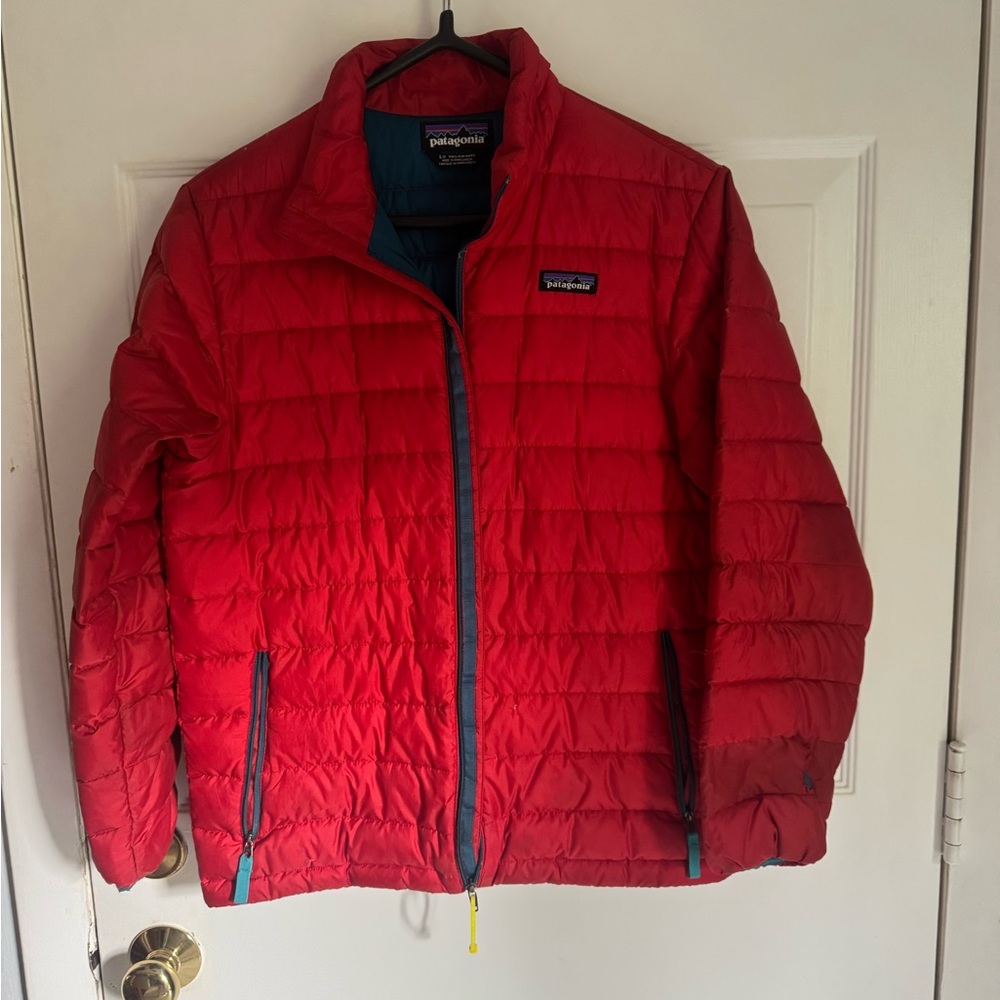 Patagonia Vibrant Red Quilted Jacket